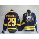 nhl buffalo sabres #29 pominville dk blue