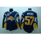 nhl buffalo sabres #57 myers blue third edition