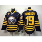 nhl jerseys buffalo sabres #19 hodgson dk.blue[hodgson]