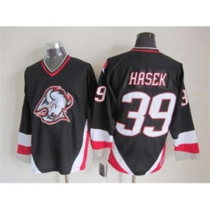 nhl jerseys buffalo sabres #39 hasek black[m&n]