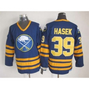nhl jerseys buffalo sabres #39 hasek blue[m&n]
