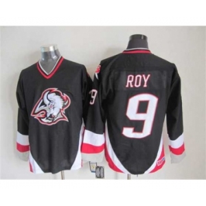 nhl jerseys buffalo sabres #9 roy black[m&n]