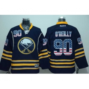 nhl jerseys buffalo sabres #90 oreilly blue[national flag version]