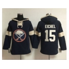 Buffalo Sabres #15 Jack Eichel Navy Blue Pullover NHL Hoodie