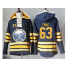 Men's Buffalo Sabres #63 Tyler Ennis Navy Blue Sawyer Hooded Sweatshirt Stitched NHL Jersey