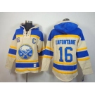 nhl jerseys buffalo sabres #16 lafontaine blue-cream[pullover hooded sweatshirt patch C]