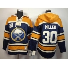 nhl jerseys buffalo sabres #30 miller blue-yellow[pullover hooded sweatshirt]