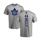 NHL Adidas Toronto Maple Leafs #44 Morgan Rielly Ash Backer T-Shirt