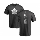 NHL Adidas Toronto Maple Leafs #91 John Tavares Charcoal One Color Backer T-Shirt