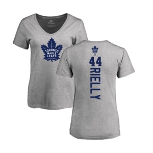 NHL Women Adidas Toronto Maple Leafs #44 Morgan Rielly Ash Backer T-Shirt