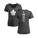 NHL Women Adidas Toronto Maple Leafs #44 Morgan Rielly Charcoal One Color Backer T-Shirt