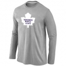 NHLToronto Maple Leafs Big & Tall Logo Grey Long Sleeve T-Shirt