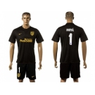 Atletico Madrid #1 Moya Away Soccer Club Jersey