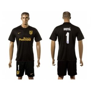 Atletico Madrid #1 Moya Away Soccer Club Jersey