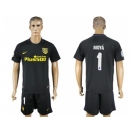 Atletico Madrid #1 Moya Away Soccer Club Jerseys