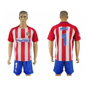 Atletico Madrid #1 Moya Home Soccer Club Jerseys