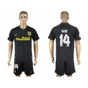 Atletico Madrid #14 Gabi Away Soccer Club Jersey