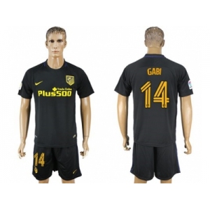 Atletico Madrid #14 Gabi Away Soccer Club Jerseys.