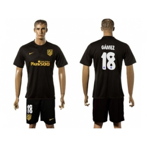 Atletico Madrid #18 Gamez Away Soccer Club Jerseys