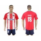 Atletico Madrid #18 Gamez Home Soccer Club Jerseys