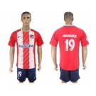 Atletico Madrid #19 Hernande Home Soccer Club Jersey