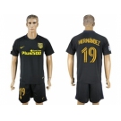 Atletico Madrid #19 Hernandez Away Soccer Club Jersey