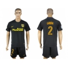 Atletico Madrid #2 Godin Away Soccer Club Jerseyss