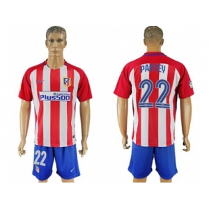 Atletico Madrid #22 Partey Home Soccer Club Jersey