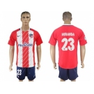 Atletico Madrid #23 Miranda Home Soccer Club Jersey