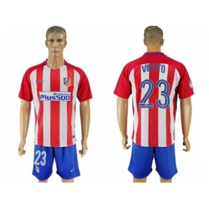 Atletico Madrid #23 Vietto Home Soccer Shorts