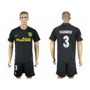 Atletico Madrid #3 Kasmirsk Away Soccer Club Jerseys