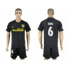 Atletico Madrid #6 Koke Away Soccer Club Jerseys.