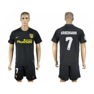 Atletico Madrid #7 Griezmann Away Soccer Club Jerseys