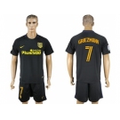 Atletico Madrid #7 Griezmann Away Soccer Club Jerseyss