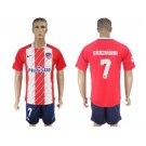 Atletico Madrid #7 Griezmann Home Soccer Club Jerseyss