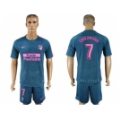 Atletico Madrid #7 Griezmann Sec Away Soccer Club Jersey