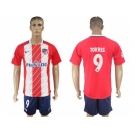 Atletico Madrid #9 Torres Home Soccer Club Jersey