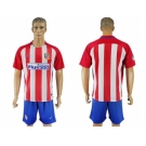 Atletico Madrid Blank Home Soccer Club Jersey.