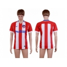 Atletico Madrid Blank Home Soccer Club Jerseys.