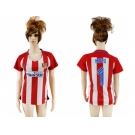 Women's Atletico Madrid #1 Moya Home Soccer Club Jersey