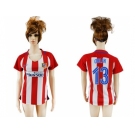 Women's Atletico Madrid #13 Oblak Home Soccer Club Jersey
