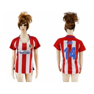 Women's Atletico Madrid #14 Gabi Home Soccer Club Jersey