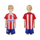 Atletico Madrid Blank Home Kid Soccer Club Jersey