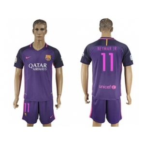 Barcelona #11 Neymar Jr Away Soccer Club Jerseys