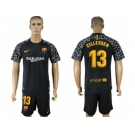 Barcelona #13 Cillessen Black Goalkeeper Soccer Club Jersey