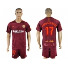 Barcelona #17 Paco Alcacer Sec Away Soccer Club Jersey