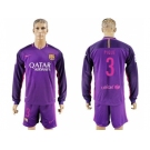 Barcelona #2 Douglas Sec Away Soccer Club Jerseyss