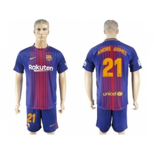 Barcelona #21 Andre Gomes Home Soccer Club Jersey
