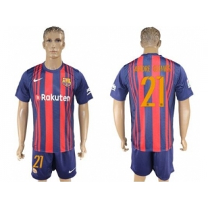 Barcelona #21 Andre Gomes Home Soccer Club Jerseys