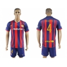 Barcelona #4 I.Rakitic Home Soccer Club